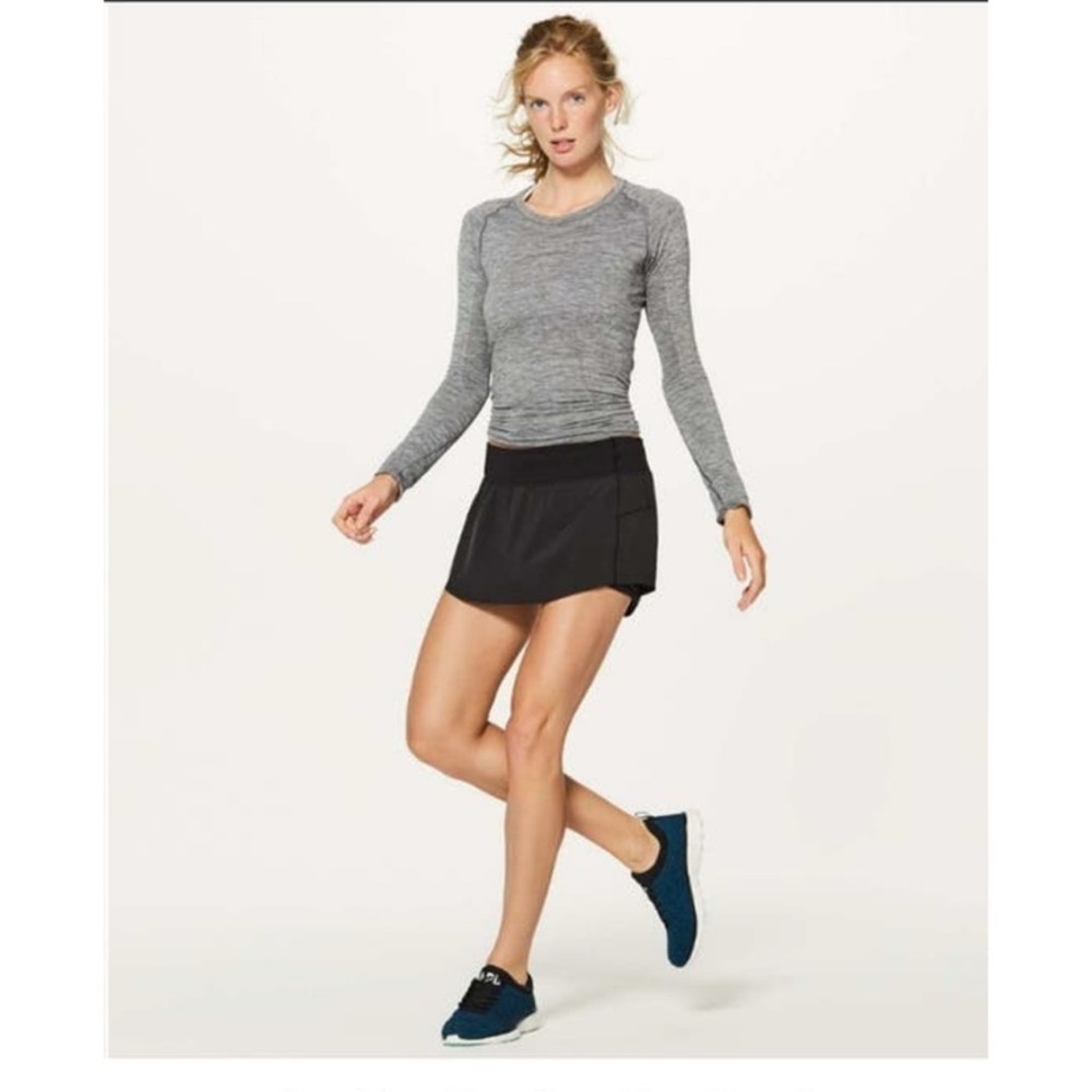 Lululemon Final Lap Skirt Black 4